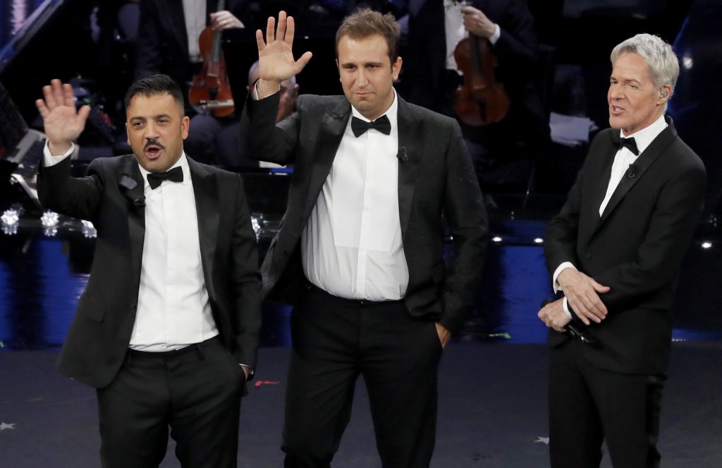 Pio e Amedeo a Sanremo 2019 con Baglioni PIO E AMADEO SALVANO SANREMO